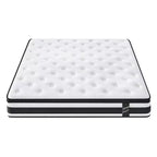 Materasso Ibrido Twin XL 30 cm, Copertura Traspirante e Fresca Certificata Oeko-Tex, Memory Foam e Molle Insacchettate Indipendenti, Supporto Medio Rigido