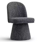 Lot de 6 chaises de salle à manger modernes sans accoudoirs, pivotantes à 360°, avec piétement tulipe, élégantes chaises d'appoint pour cuisine, salle à manger ou bureau - Panipeachy