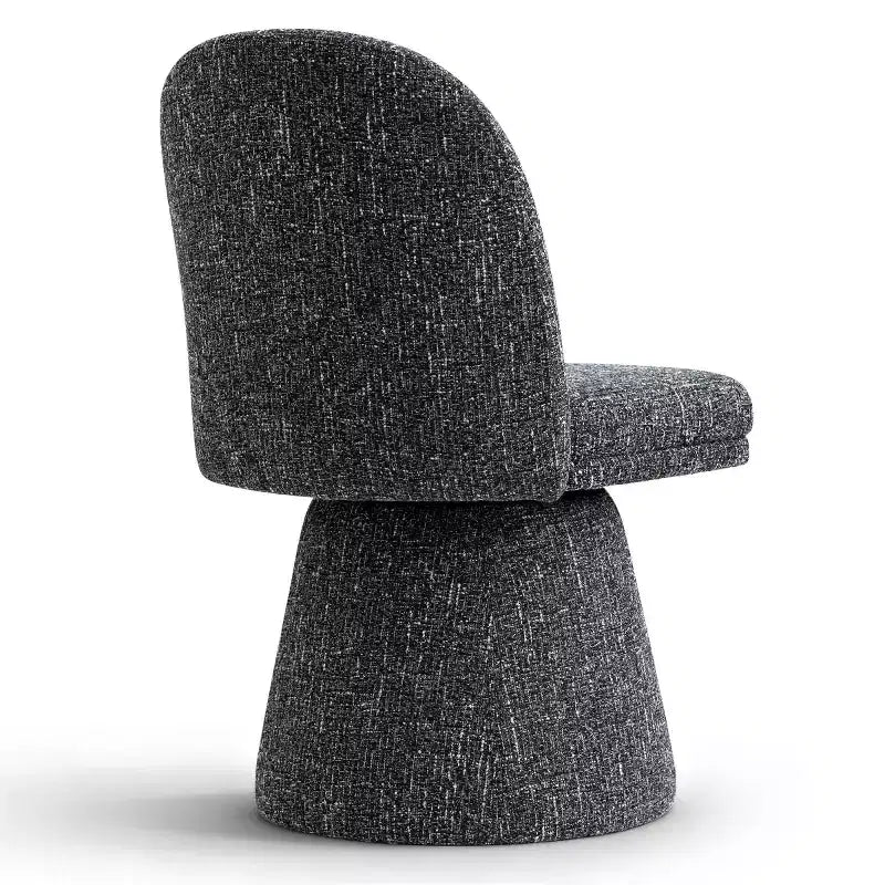 Lot de 6 chaises de salle à manger modernes sans accoudoirs, pivotantes à 360°, avec piétement tulipe, élégantes chaises d'appoint pour cuisine, salle à manger ou bureau - Panipeachy