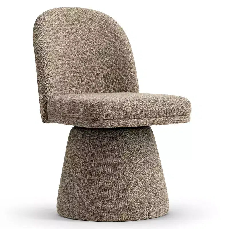 Lot de 6 chaises de salle à manger modernes sans accoudoirs, pivotantes à 360°, avec piétement tulipe, élégantes chaises d'appoint pour cuisine, salle à manger ou bureau - Panipeachy