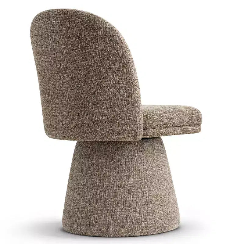 Lot de 6 chaises de salle à manger modernes sans accoudoirs, pivotantes à 360°, avec piétement tulipe, élégantes chaises d'appoint pour cuisine, salle à manger ou bureau - Panipeachy