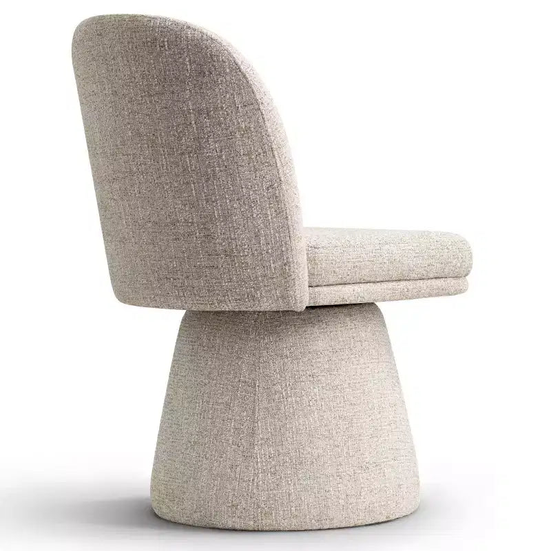 Lot de 6 chaises de salle à manger modernes sans accoudoirs, pivotantes à 360°, avec piétement tulipe, élégantes chaises d'appoint pour cuisine, salle à manger ou bureau - Panipeachy