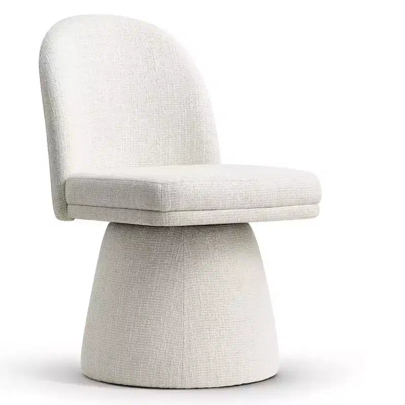 Lot de 6 chaises de salle à manger modernes sans accoudoirs, pivotantes à 360°, avec piétement tulipe, élégantes chaises d'appoint pour cuisine, salle à manger ou bureau - Panipeachy