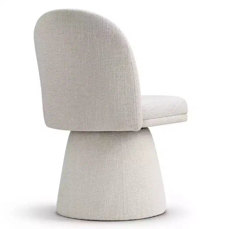 Lot de 6 chaises de salle à manger modernes sans accoudoirs, pivotantes à 360°, avec piétement tulipe, élégantes chaises d'appoint pour cuisine, salle à manger ou bureau - Panipeachy
