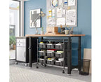 Scaffalatura con 9 contenitori a 4 ripiani Seville Classics, 36 L x 14 P x 31 H
