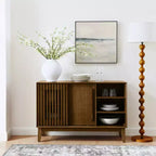 Mid Century Modern Sideboard Buffet 47.3-Inch Console Storage Cabinet TV Stand with Drawers for Living Room Kitchen Dining Room