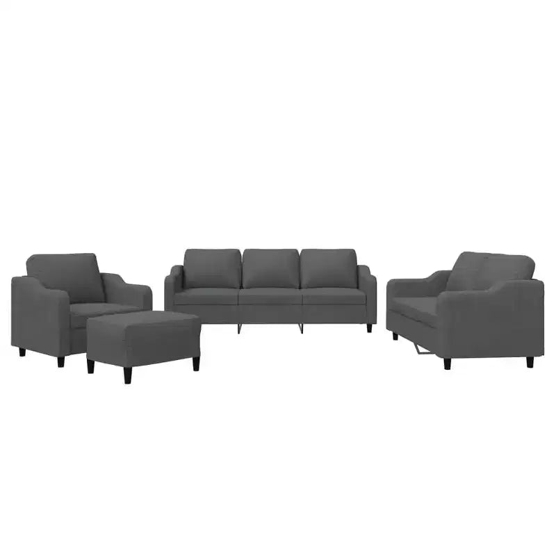 vidaXL Sofa Set Accent Couch Armchair Sectional Sofa for Living Room Fabric