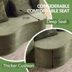 Canapé-lit pliable MAYEERTY taille Queen, Futon en peluche Canapé en mousse haute densité Canapé-lit convertible au sol pour Salon Chambre d'amis Chambre à coucher