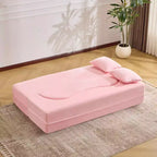 Canapé-lit pliable MAYEERTY taille Queen, Futon en peluche Canapé en mousse haute densité Canapé-lit convertible au sol pour Salon Chambre d'amis Chambre à coucher