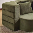 Canapé-lit pliable MAYEERTY taille Queen, Futon en peluche Canapé en mousse haute densité Canapé-lit convertible au sol pour Salon Chambre d'amis Chambre à coucher