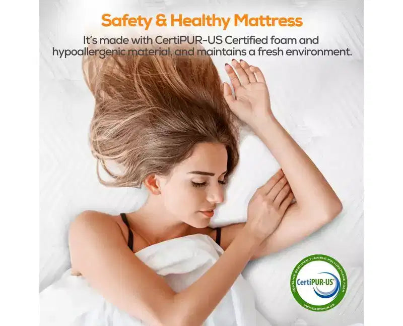 Materasso in offerta: Materasso queen ibrido in scatola da 14 pollici, memory foam gel + molle insacchettate, rinfrescante, media fermezza, sollievo dalla pressione, isolamento del movimento, CertiPUR-US