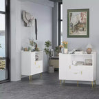 40Buffet moderne avec tiroirs et portes - Buffet de rangement en bois avec étagères réglables, station de café pour salle à manger, cuisine, salon
