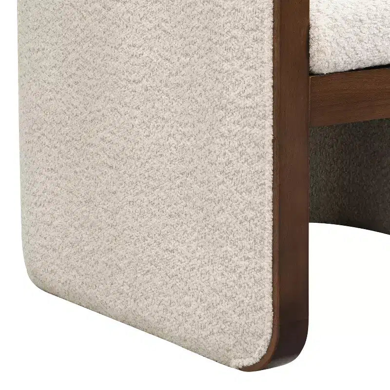 Christopher Knight Home Shan Sedie da pranzo moderne imbottite in legno di gomma (set da 2)