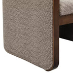 Christopher Knight Home Shan Sedie da pranzo moderne imbottite in legno di gomma (set da 2)
