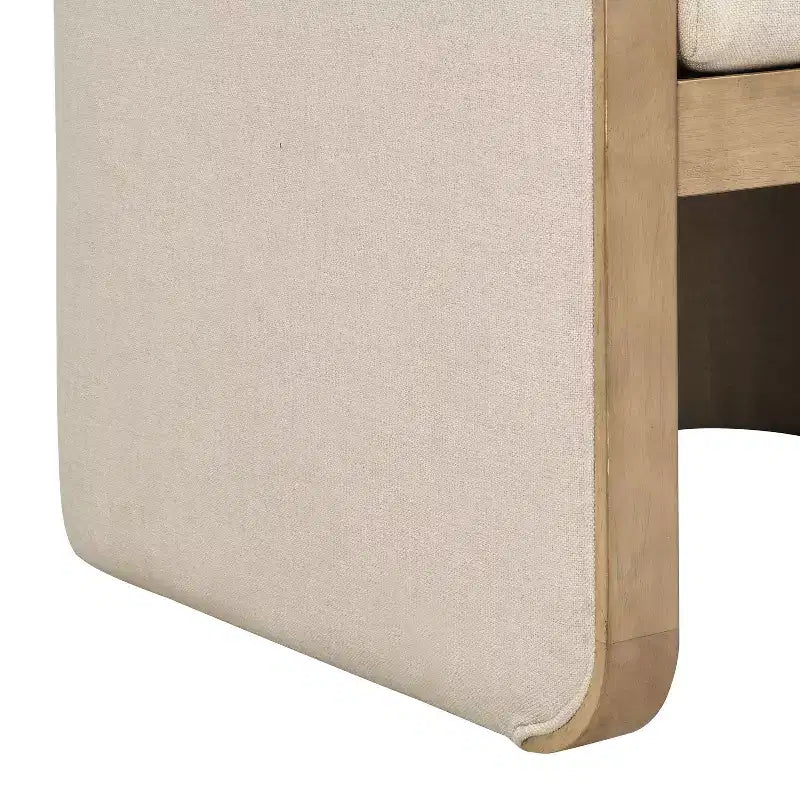 Christopher Knight Home Shan Sedie da pranzo moderne imbottite in legno di gomma (set da 2)