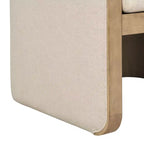 Christopher Knight Home Shan Sedie da pranzo moderne imbottite in legno di gomma (set da 2)