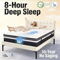 King Mattress Clearance  14 Hybrid Mattress in a Box, Pocket Springs, Medium Feel, Motion Isolating, CertiPUR-US Certified, Fiberglass Free