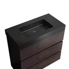 Mobile bagno 36 con lavabo, mobile lavabo autoportante, armadietto con cassetto per il bagno