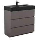Mobile bagno 36 con lavabo, mobile lavabo autoportante, armadietto con cassetto per il bagno