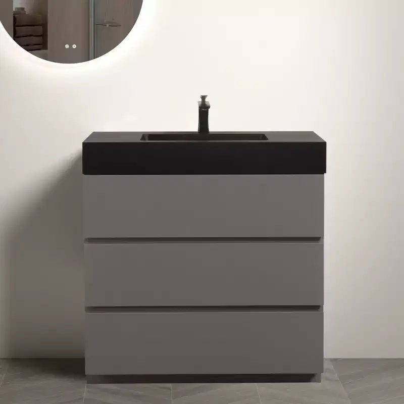 Bathroom Vanity 36 With Sink, Freestanding Vanity Sink Combo, Storage Cabinet with Drawer for Bathroom