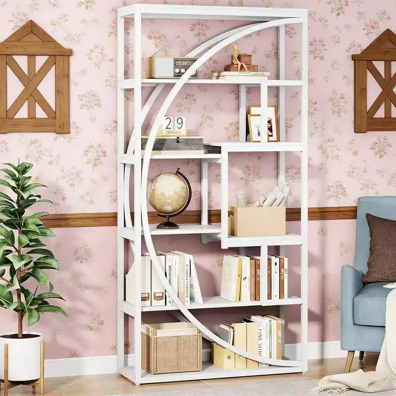 Libreria Scaffale Industriale con 8 Ripiani Aperti