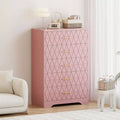 5 Drawers Tall Dresser for Bedroom, Modern Nightstand for Bedside Closet, Wood Chest of Drawers , Wooden Storage Cabinet and Organizer