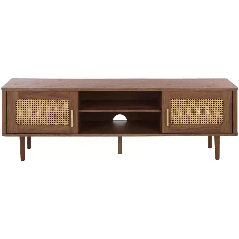 Ders 2 Shelf 2 Door Sideboard/Media - MED3114 - Walnut - Safavieh