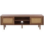 Ders 2 Shelf 2 Door Sideboard/Media - MED3114 - Walnut - Safavieh