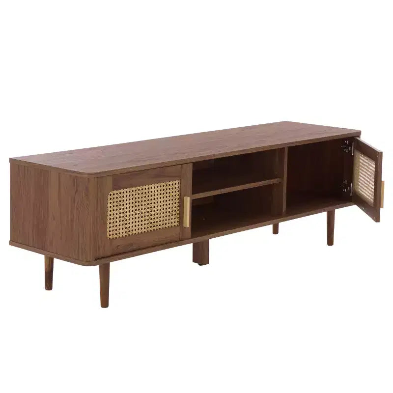 Credenza/Mobile TV 2 Ante 2 Ripiani Ders - MED3114 - Noce - Safavieh