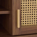 Credenza/Mobile TV 2 Ante 2 Ripiani Ders - MED3114 - Noce - Safavieh