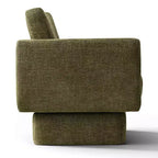 Lot de 2 fauteuils d'appoint modernes pivotants à 360°, fauteuils de salon rembourrés avec assise épaisse de 16,5 cm pour salon, chambre ou bureau - Panipeachy