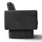 Lot de 2 fauteuils d'appoint modernes pivotants à 360°, fauteuils de salon rembourrés avec assise épaisse de 16,5 cm pour salon, chambre ou bureau - Panipeachy