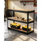Scaffalature da Garage a 5 Ripiani Resistenti, con Capacità di Carico di 907 kg, Scaffali Utilitari Regolabili in Metallo per Garage/Magazzino/Dispensa/Cantina