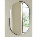 Signature Design by Ashley Valkings Oval Contemporary Wall Accent Mirror