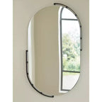 Signature Design by Ashley Valkings Oval Contemporary Wall Accent Mirror