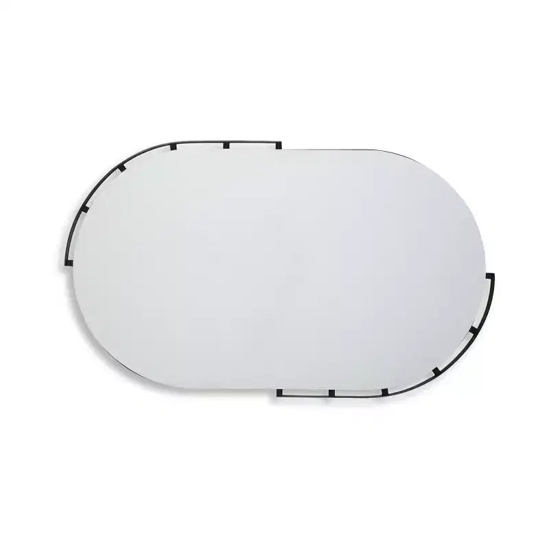 Miroir mural décoratif ovale contemporain Valkings de Signature Design by Ashley