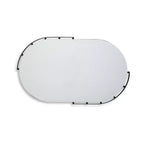 Miroir mural décoratif ovale contemporain Valkings de Signature Design by Ashley