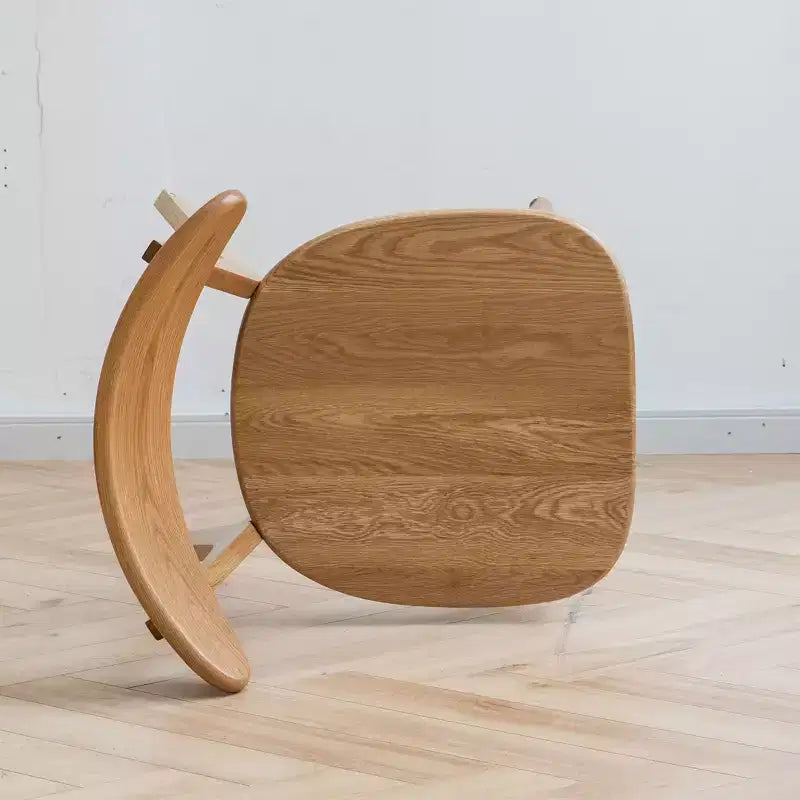 MAYEERTY Set di 4 Sedie da Pranzo in Legno Massello, Sedie in Legno Naturale per Cucina, Sala da Pranzo, Salotto