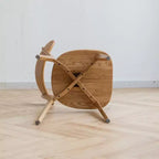 MAYEERTY Set di 4 Sedie da Pranzo in Legno Massello, Sedie in Legno Naturale per Cucina, Sala da Pranzo, Salotto