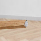 MAYEERTY Set di 4 Sedie da Pranzo in Legno Massello, Sedie in Legno Naturale per Cucina, Sala da Pranzo, Salotto