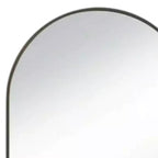 HomeRoots 35 Specchio decorativo con cornice ad arco in metallo nero