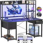 Scrivania per computer con cassetti