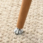 Set di 2 sgabelli da bar in boucle altezza bancone, 27 sedie moderne imbottite per isola cucina con gambe in metallo finitura legno