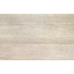 Tavolino rotondo contemporaneo Kessler in legno massello di mango, larghezza 45 cm, finitura sbiancata, completamente assemblato