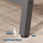 Tavolo da pranzo industriale per 4-6 persone, tavolo da cucina lungo 160 cm in legno con robusta struttura in metallo e finitura marrone rustico - Posti a sedere per 4 rettangolari