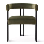 Set tavolo da pranzo allungabile da 47-83" per 8 persone, tavolo nero e 8 poltrone in velluto con eleganti gambe in metallo, ideale per riunioni