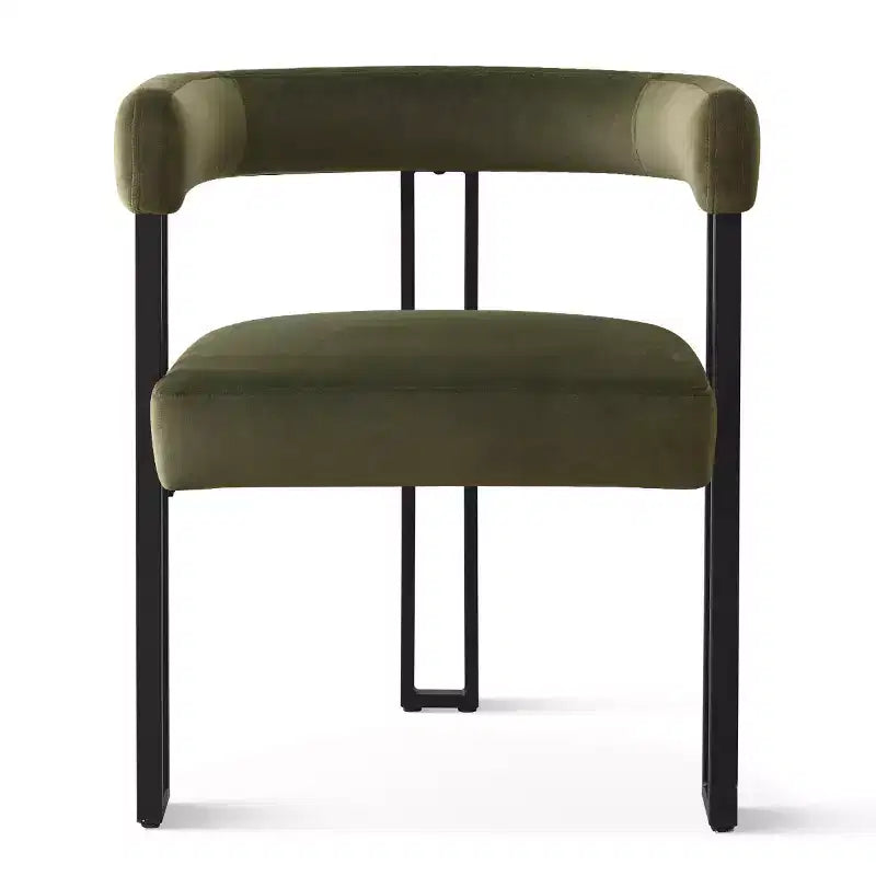 Set tavolo da pranzo allungabile da 47-83" per 8 persone, tavolo nero e 8 poltrone in velluto con eleganti gambe in metallo, ideale per riunioni