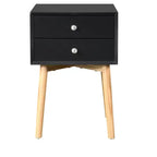 Comodino moderno a due cassetti