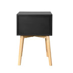 Comodino moderno a due cassetti