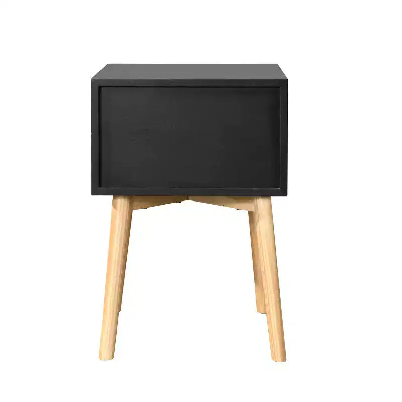 Comodino moderno a due cassetti